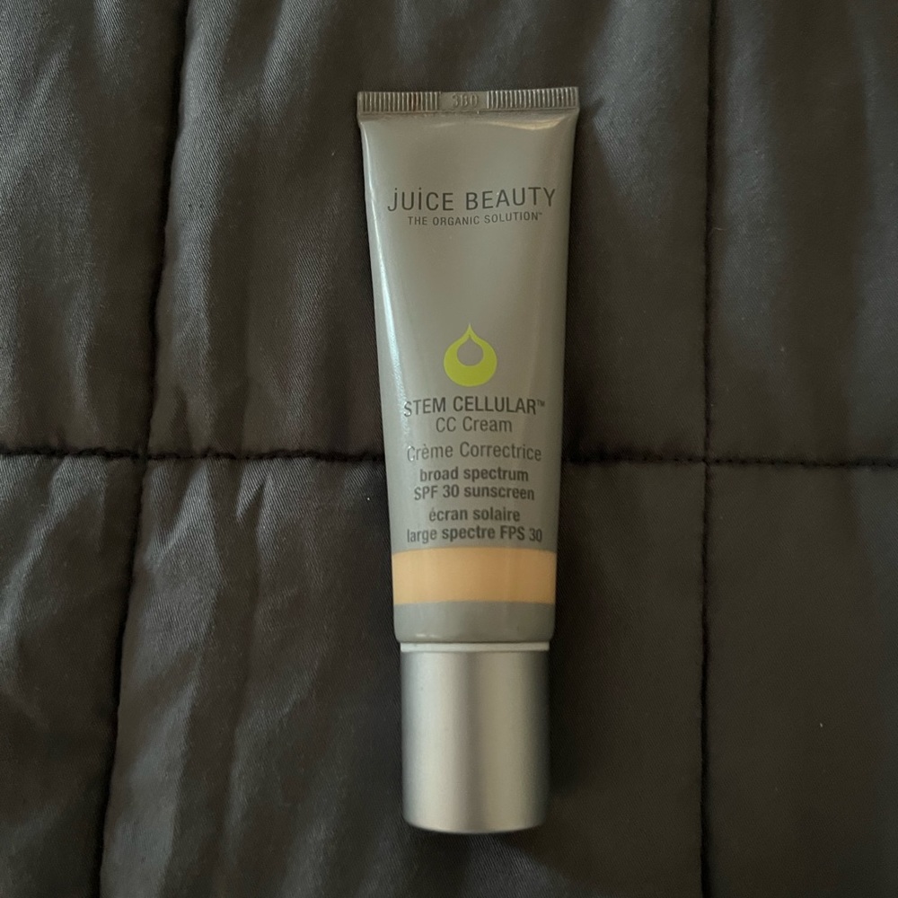 Juice Beauty tinted sunscreen samples but too light for me.